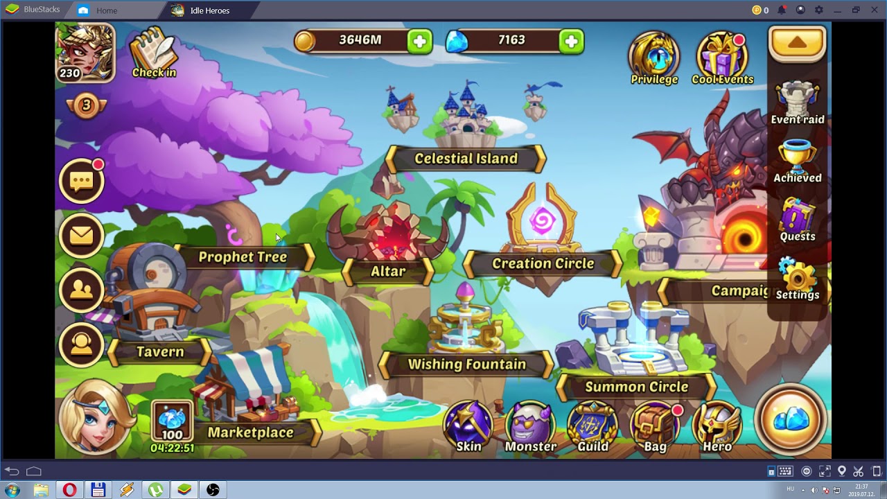 Idle heroes Friendship summons 96