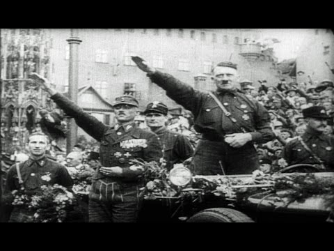 HD Historic Archival Stock Footage WWII Nazi Plan Rise of the NSDAP 1921-1933
