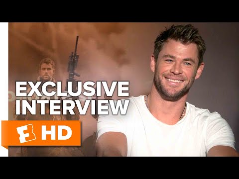 How Michael Peña Met Chris Hemsworth's Wife - 12 Strong (2018) Interview | All Access