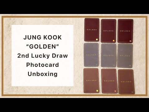 BTS ジョングク　GOLDEN 韓国　特典　ラキドロ　第2弾　コンプセット BTS / 開封動画】JUNG KOOK ジョングク GOLDEN 2nd Lucky Draw