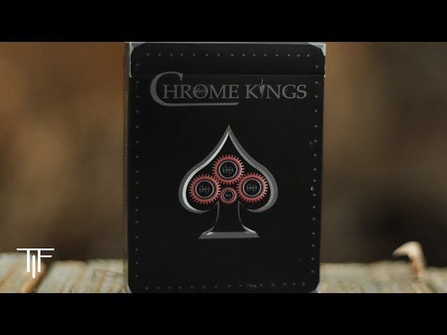 Chrome Kings Carbon Playing Cards (Standard) by De'Vo