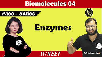 Biomolecules 04 | ENZYMES | Class 11 | NEET | PACE Series