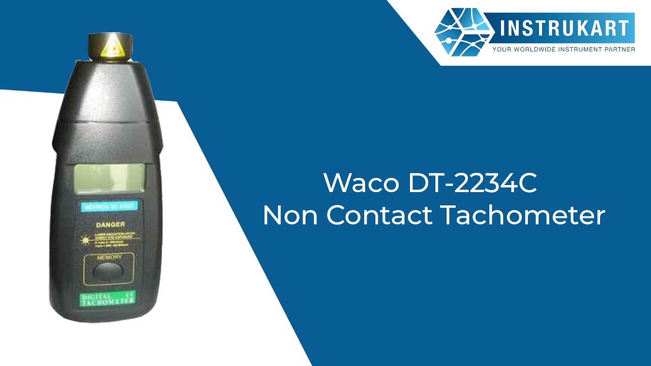 Handheld Digital Laser Tachometer Non-contact Optical Tachometer HW DT2234C 