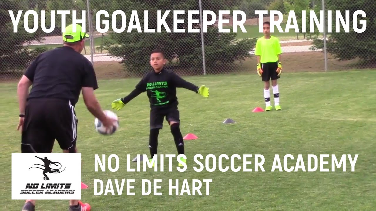 Soccer Goalkeeper Training Catches and Collapse Dive Exercise U10