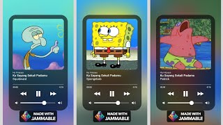 DJ KUSAYANG SEKALI PADAMU KARTUN SPONGEBOB, PATRICK, PLANKTON, SANDY CHEEKS, LARRY, SQUIDWARD 