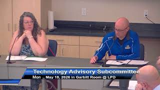 Lakeville Technology Advisory Subcommittee, 5-18-26