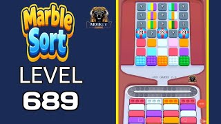 Marble Sort level 689 walkthrough solution