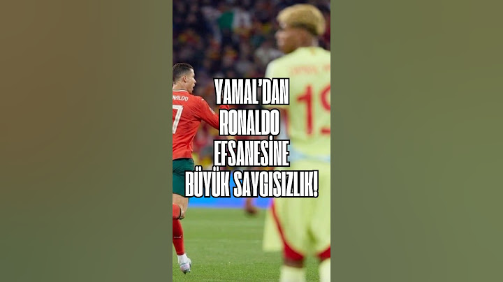 17 yaşındaki Lamine Yamal’dan 40 yaşındaki efsane Cristiano Ronaldo’ya büyük saygısızlık!
