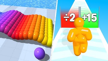 Satisfying Mobile Games 2023 - Canvas Run, Tall Man Run, Giant Rush, Sandwich Runner, Pop It...