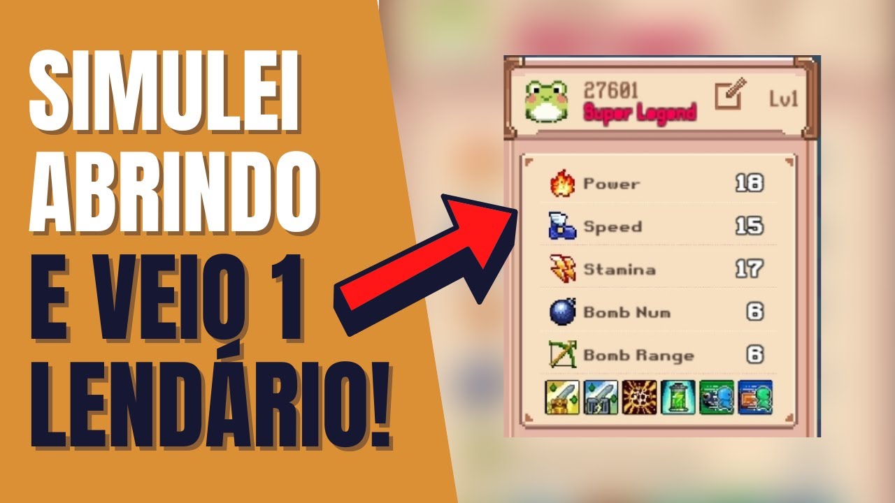 VEIO 1 LENDÁRIO NESSE SIMULADOR DO BOMB CRYPTO