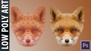 How to Create Low Poly Art - Photoshop Tutorial