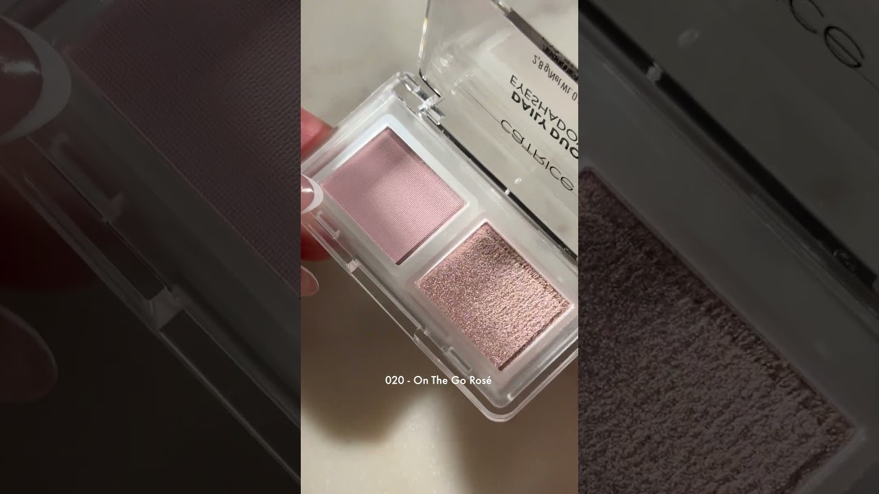 Daily Duo Eyeshadows Swatches ✨ High Pigment Payoff + Smooth Blend