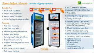 Smart fridge vending machine introduction presentation scale, PPT presentation News