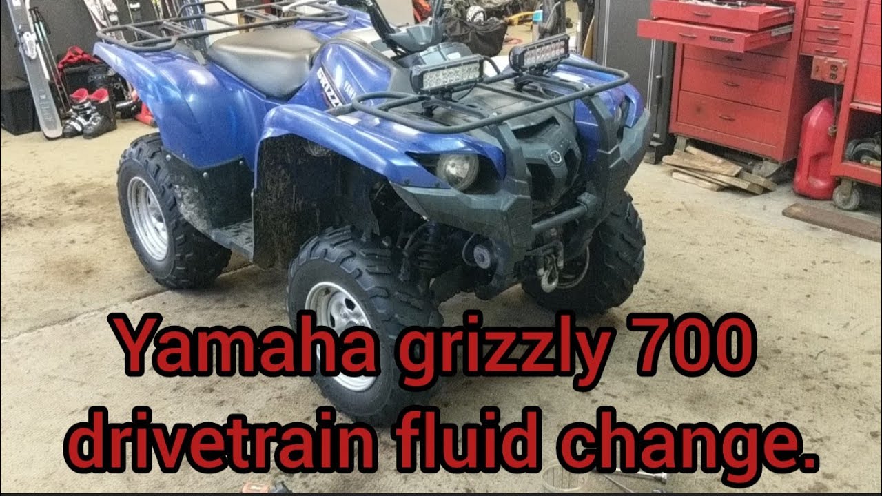 2008 Yamaha Grizzly 700 drivetrain fluid change