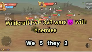 wildcraft PvP wars3 vs 3 || wildcraft sim online 3d