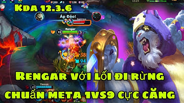 Rengar tốc chiến với lối đi rừng chuẩn meta và game đấu 1vs9 cực căng ||LMHT tốc chiến