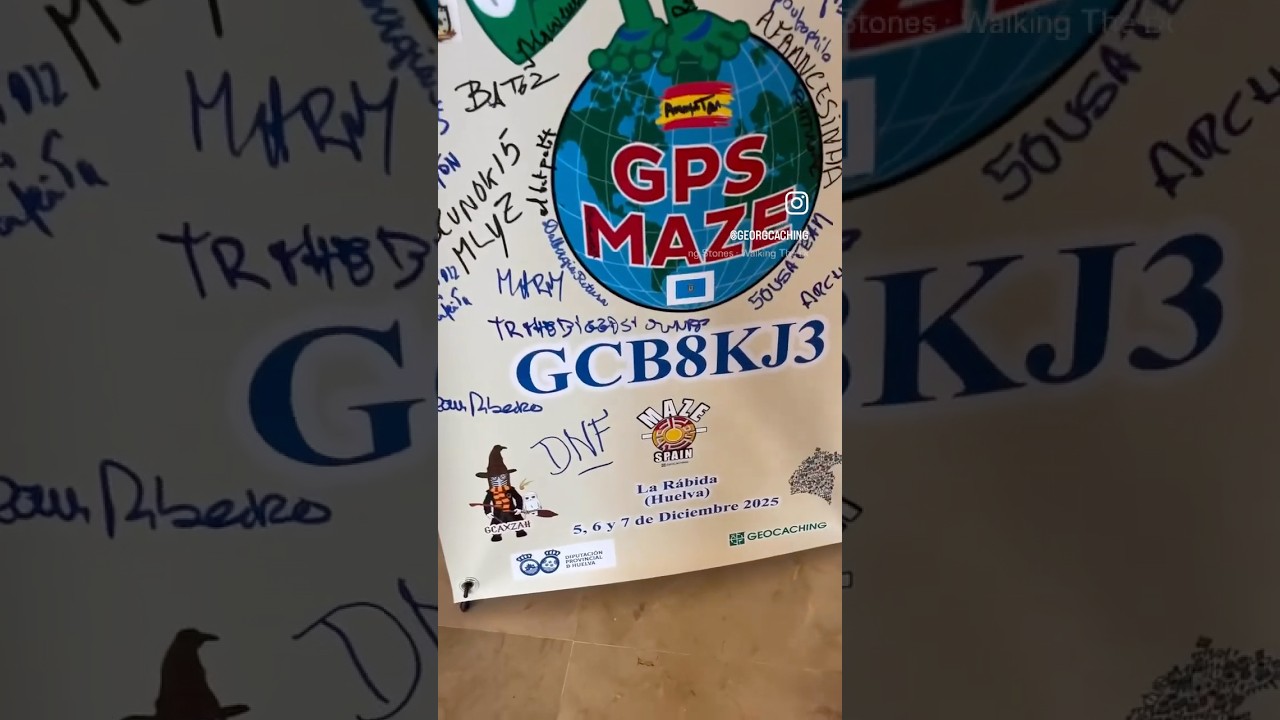 GPS Maze geocaching event