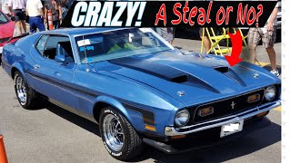 How much is a Ford Mustang Mach 1 at a Dealer Auction? Good Deal or not?
