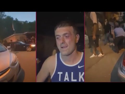 ირაკლი ეძგვერაძეზე თავდასხმის კადრები | \"ოცნებისა\" და მისი მომხრეების ხელწერად ქცეული ძალადობა