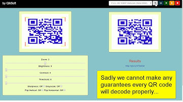 Webcam QR Code Scanner - Using Online QR Code Images