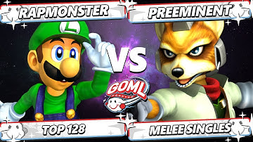 GOML 2025 - RapMonster (Luigi) Vs. Preeminent (Fox) Smash Melee - SSBM