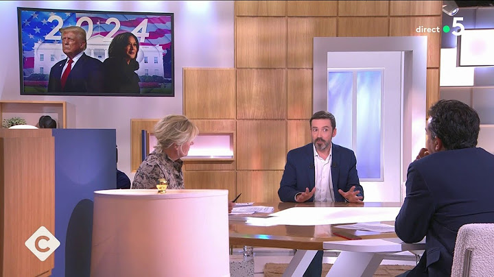 Présidentielle américaine 2024 : Harris vs Trump, le débat très attendu - C à vous - 10/09/2024