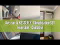Avis sur la KESSER® Climatisation SET réversible - Climatiseur avec fonction WiFi/Application - Refr