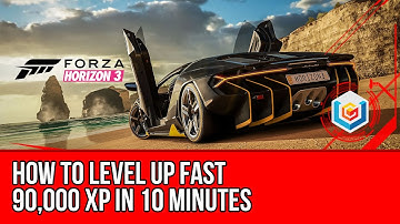 Forza Horizon 3 - How to Level Up Fast (Easy XP and Wheelspins) - 90,000 XP in 10 Minutes