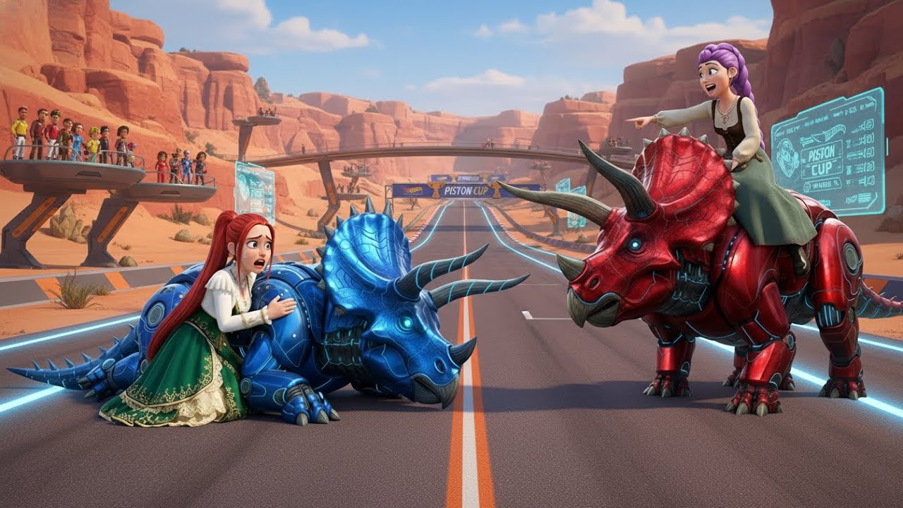 RUMI Gets the Super Prehistoric Dinosaur Racing Championship – KPOP Demon Hunters