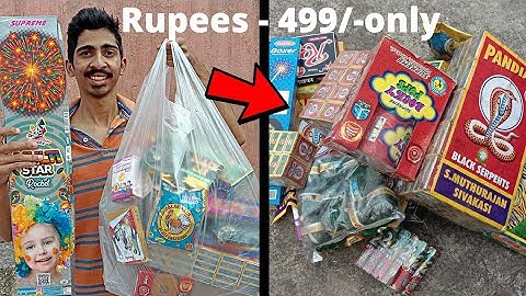 DIWALI CRACKERS STASH 2024 Firecracker worth ₹499/- "Cheapest Cracker" "Sabse Sasta Patakha" 💣💣Un...