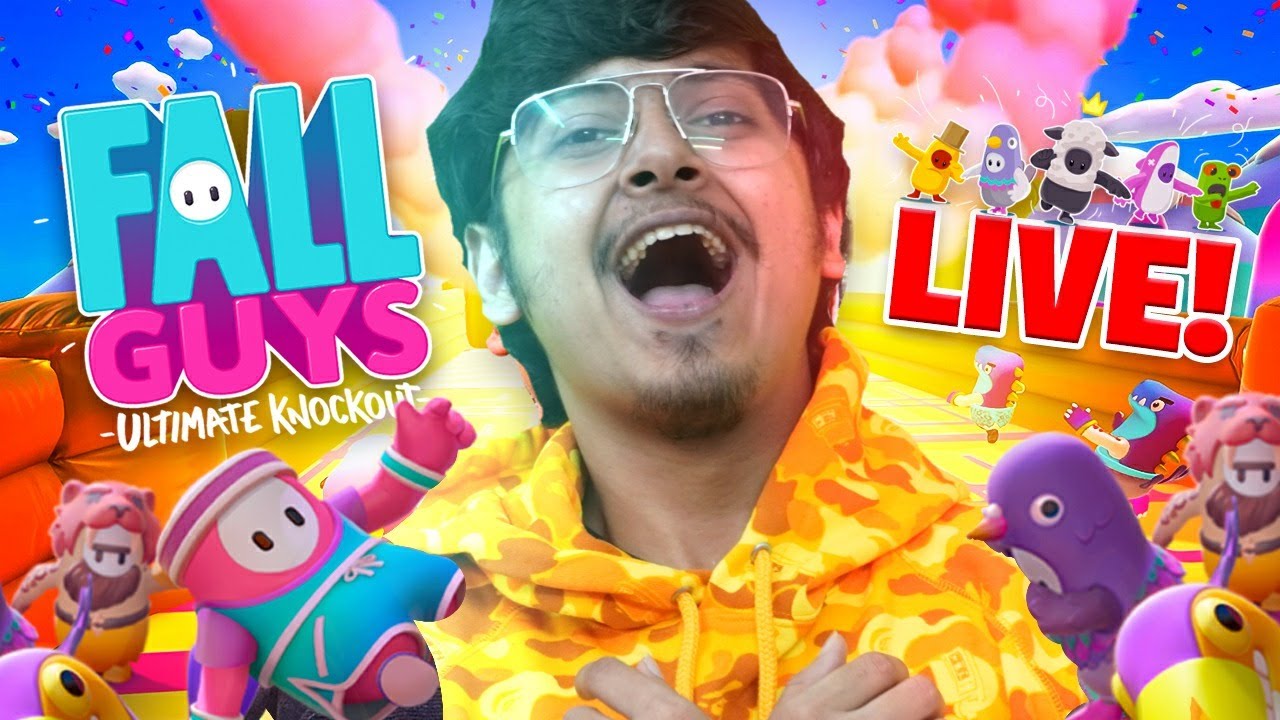 No Quitting untill I win FALL GUYS | mortalarmy