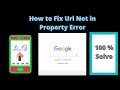 How to Fix URL Not in Property | Google Search Console Error Solved