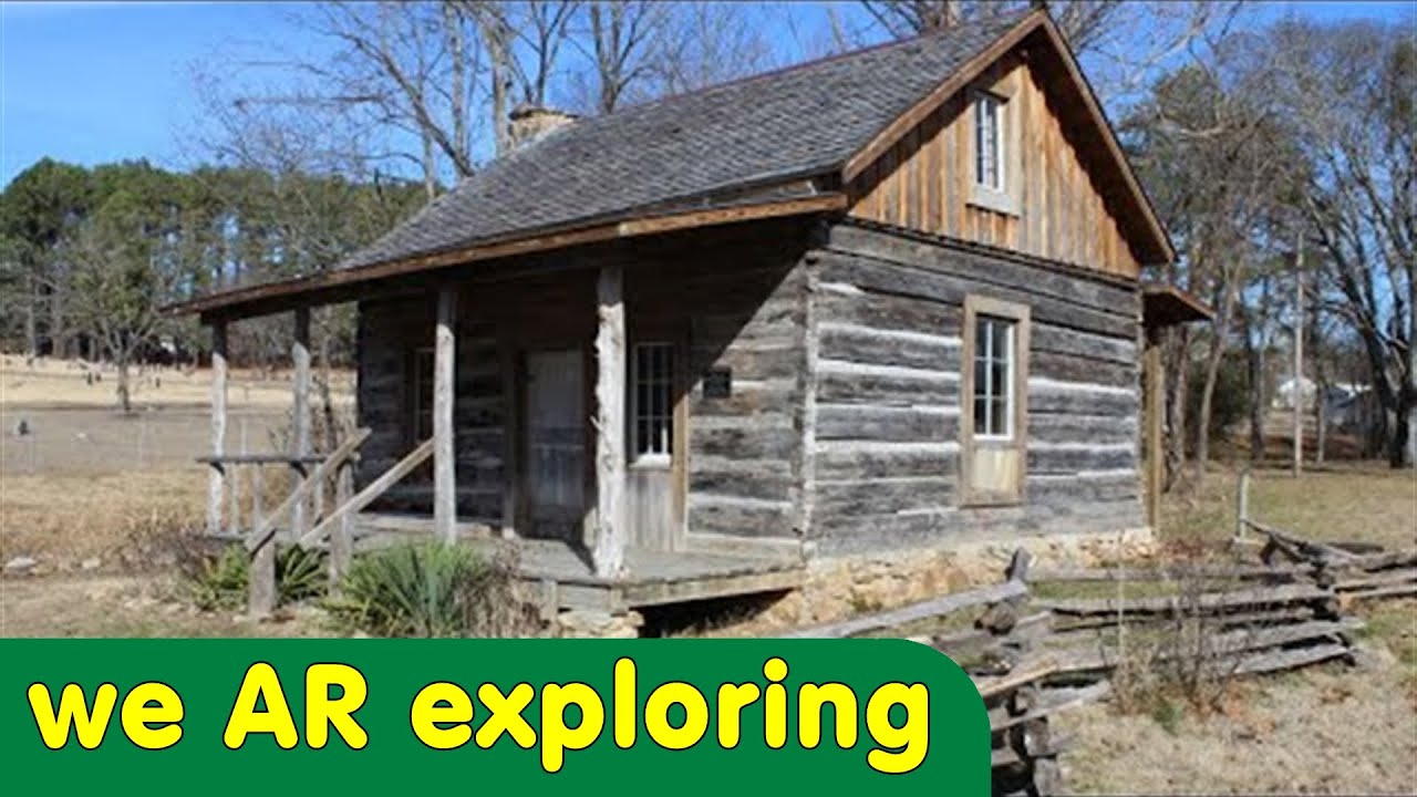 1850s Historic Trimble Log Cabin Calico Rock AR YouTube