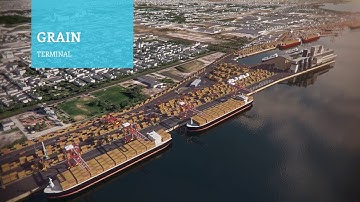Port of Montreal 3D video