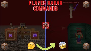 Command Block Tutorial #93: Player Radar Commands in Minecraft (1.16+)