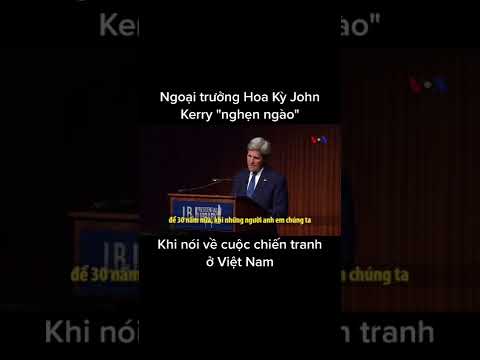 Video: Kerry, John (John Forbes Kerry). Ngoại trưởng Hoa Kỳ John Kerry