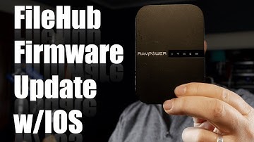 Updating the FileHub Firmware from your iPhone or iPad