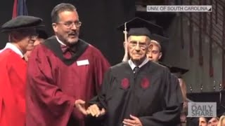 World War II veteran graduates from college 60 years later!