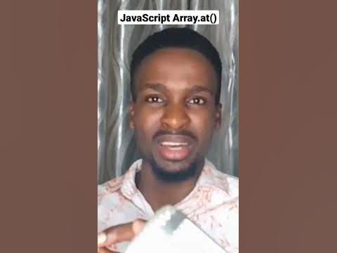 Selecting the last or negative index of an array in JavaScript. - YouTube