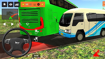 2025 new coach bus simulator 💥 || indonesia bus simulator part-209 #bus #game #simulator #comman  