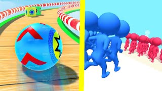 Sky Rolling Ball | Count Master - All Level Gameplay Android,iOS - NEW APK GIGA UPDATE