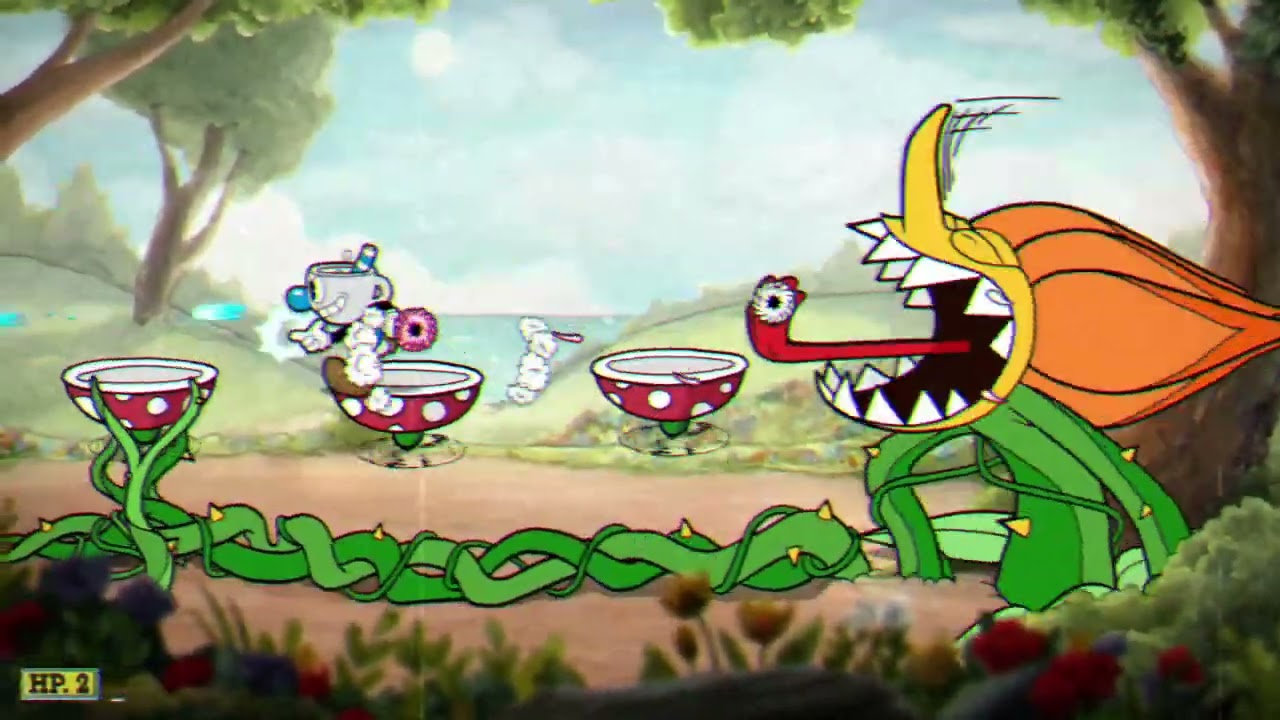 Knockout a "Flor Ypondio" | Cuphead 