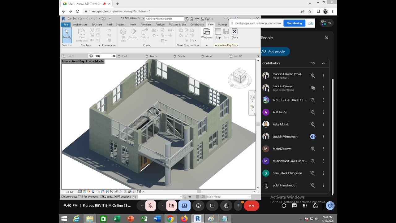 Kursus Sijil REVIT BIM Training Course Malaysia - Membina Bangunan 2 ...