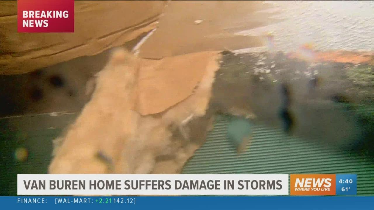 Van Buren Homes Damaged During May 3 Storms YouTube