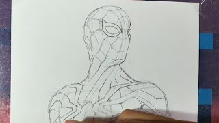 ,,  Spider-Man sketch ,,, comment in the sketch in the videos in the artworks challenge,,,, 🙏😙