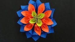 Paper Flower Tutorial: How to make a Kusudama Flower - Durasi: 9.08. 