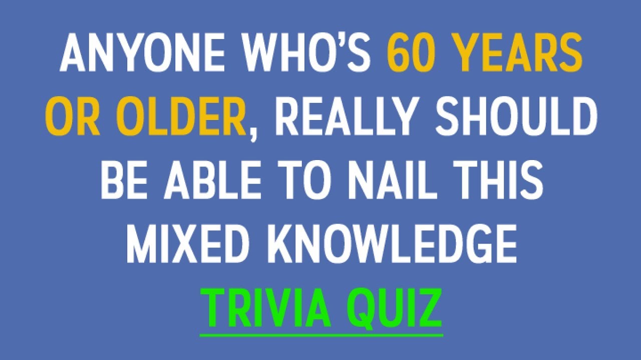 1960s Trivia Quiz - YouTube