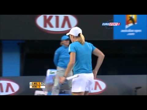 Serena Williams v Justine Henin, Australian Open 2...