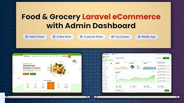🚀 GroStore Food & Grocery Laravel eCommerce + Admin Dashboard  Complete Tutorial Hindi English 🛒🔥