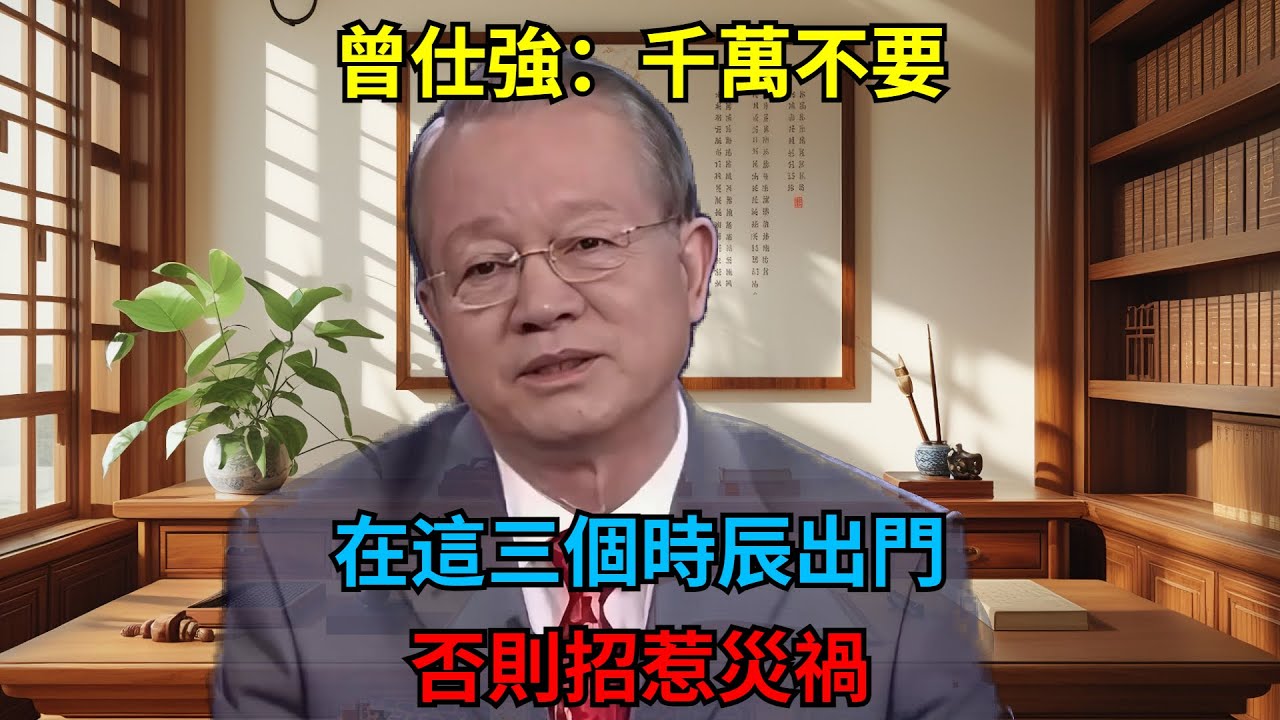 曾仕強：千萬不要在這三個時辰出門，否則招惹災禍